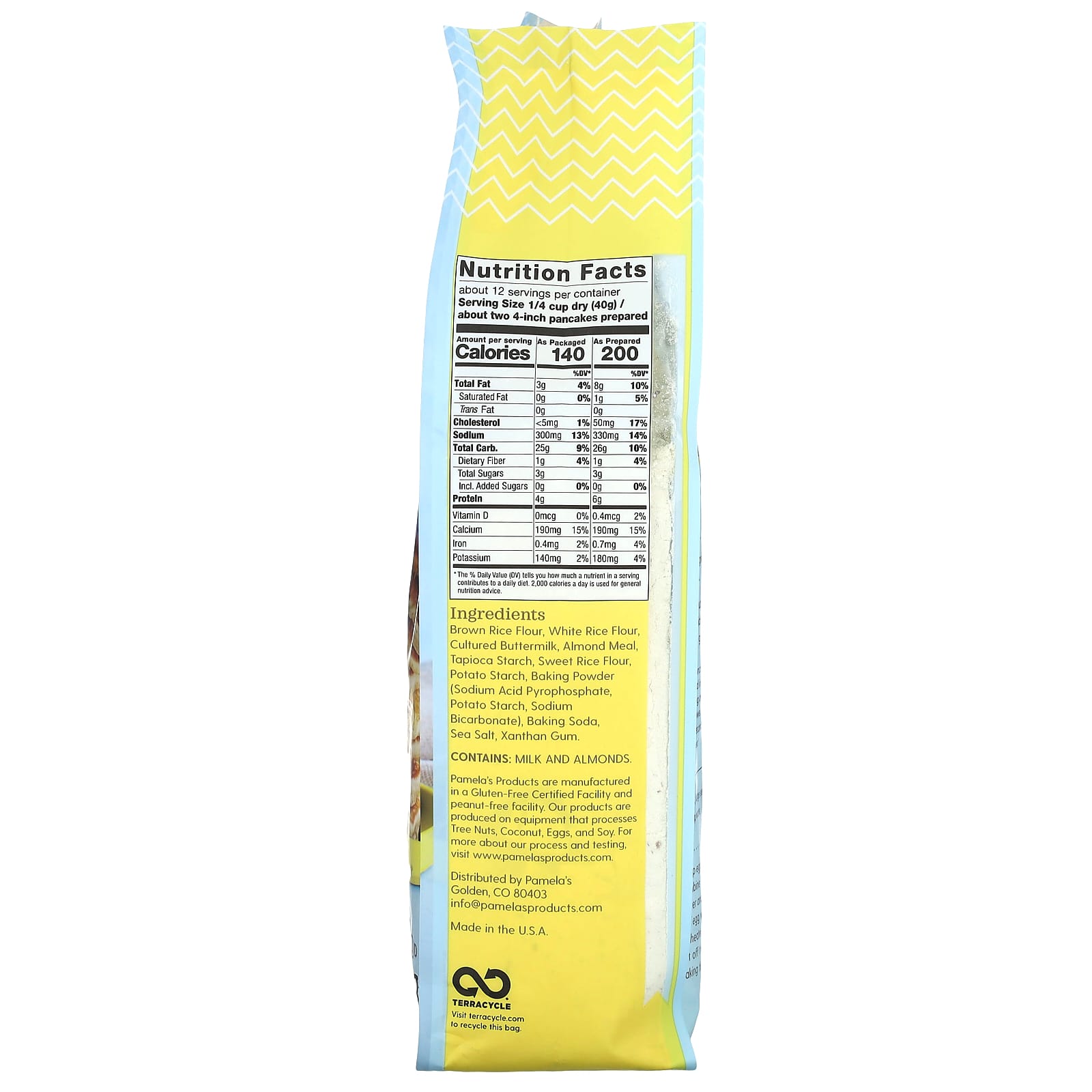 Pamela's Products, Pancake & Baking Mix, 24 oz (680 g) - Image 2