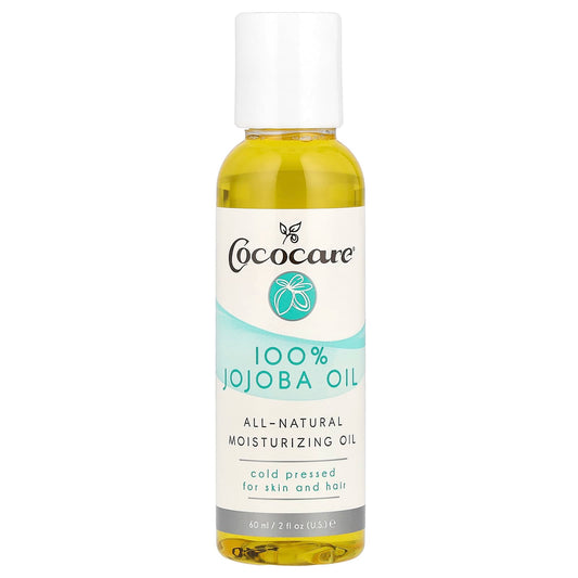 100% Jojoba Oil for Skin and Hair, Cold Pressed - 2 fl oz (60 ml) - Image 1
