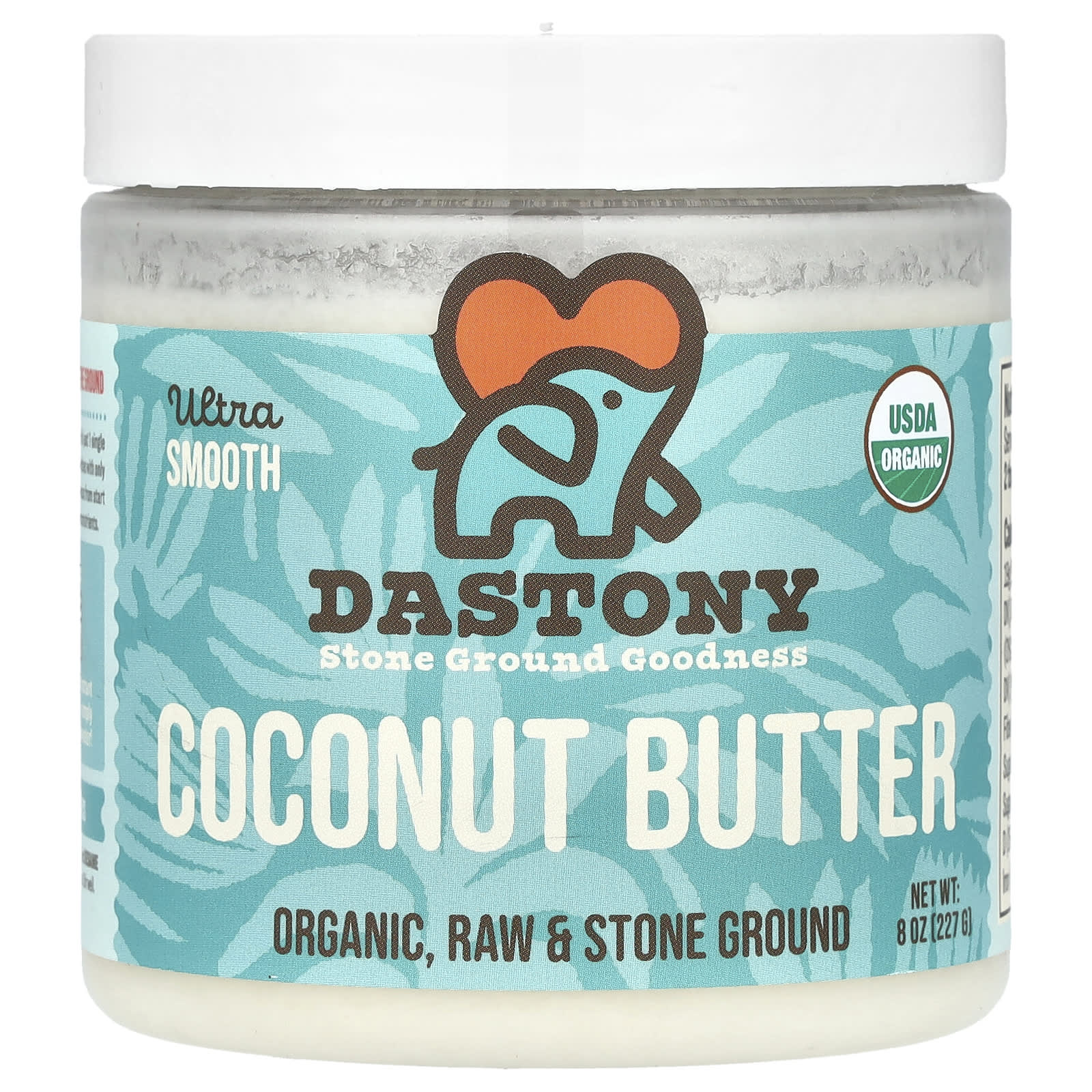 Dastony Ultra Smooth Organic Coconut Butter, 8 oz, 1 Ingredient, Paleo & Kosher - Image 1
