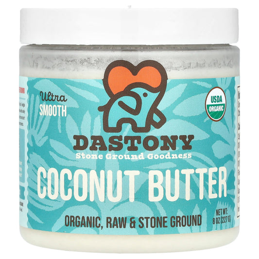 Dastony Ultra Smooth Organic Coconut Butter, 8 oz, 1 Ingredient, Paleo & Kosher - Image 1