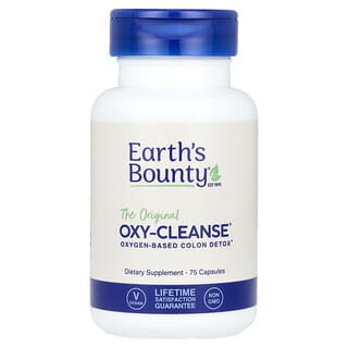 Oxygen-Based Colon Detox with Earth's Bounty Oxy-Cleanse, 75 Capsules