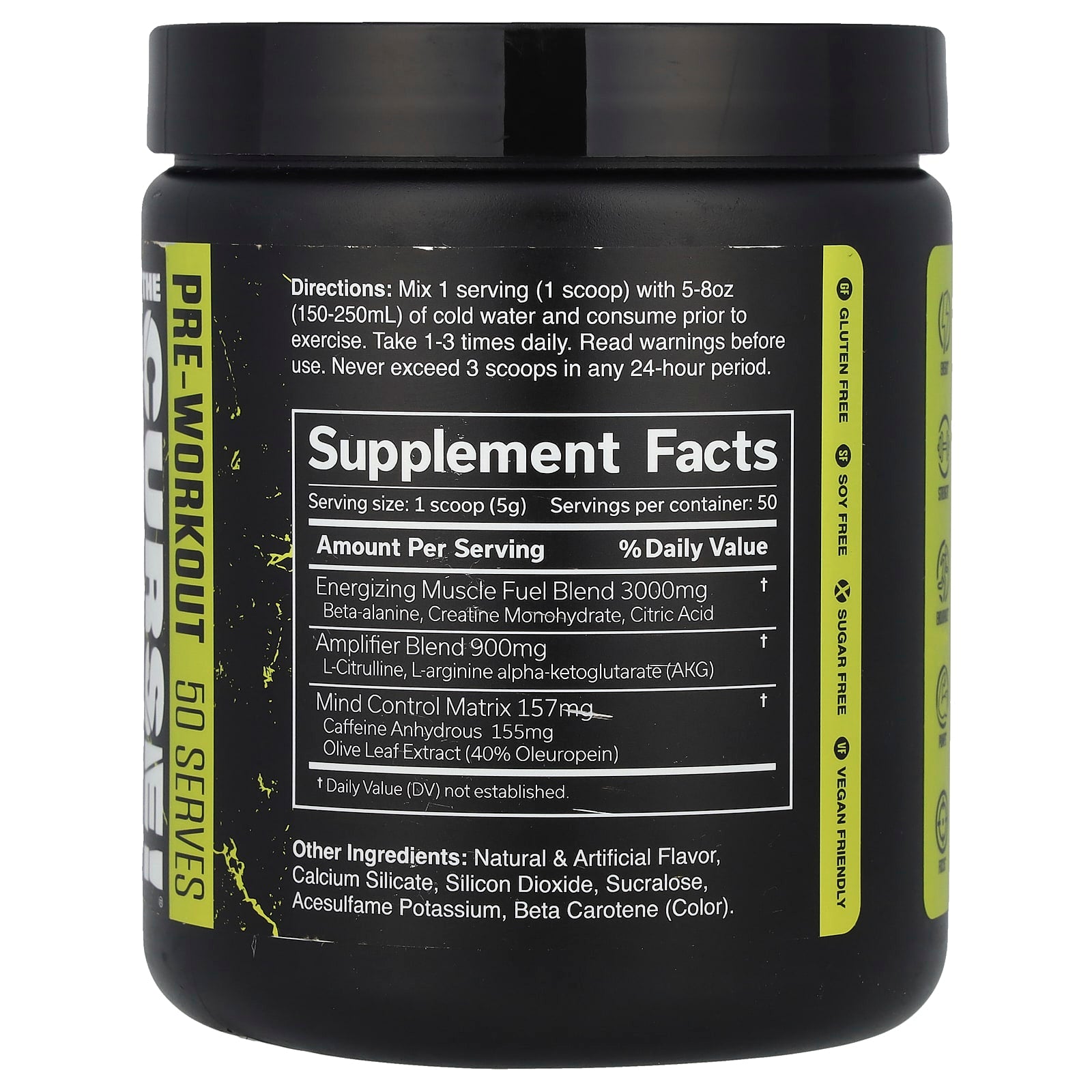 Turbocharged Workouts with JNX Sports The Curse! Pre-Workout Lemon Rush - Image 2