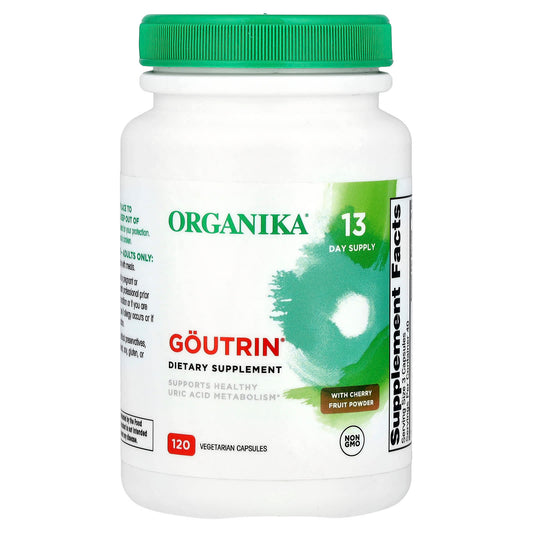 Organika, Goutrin® with Cherry Fruit Powder, 120 Vegetarian Capsules - Image 1