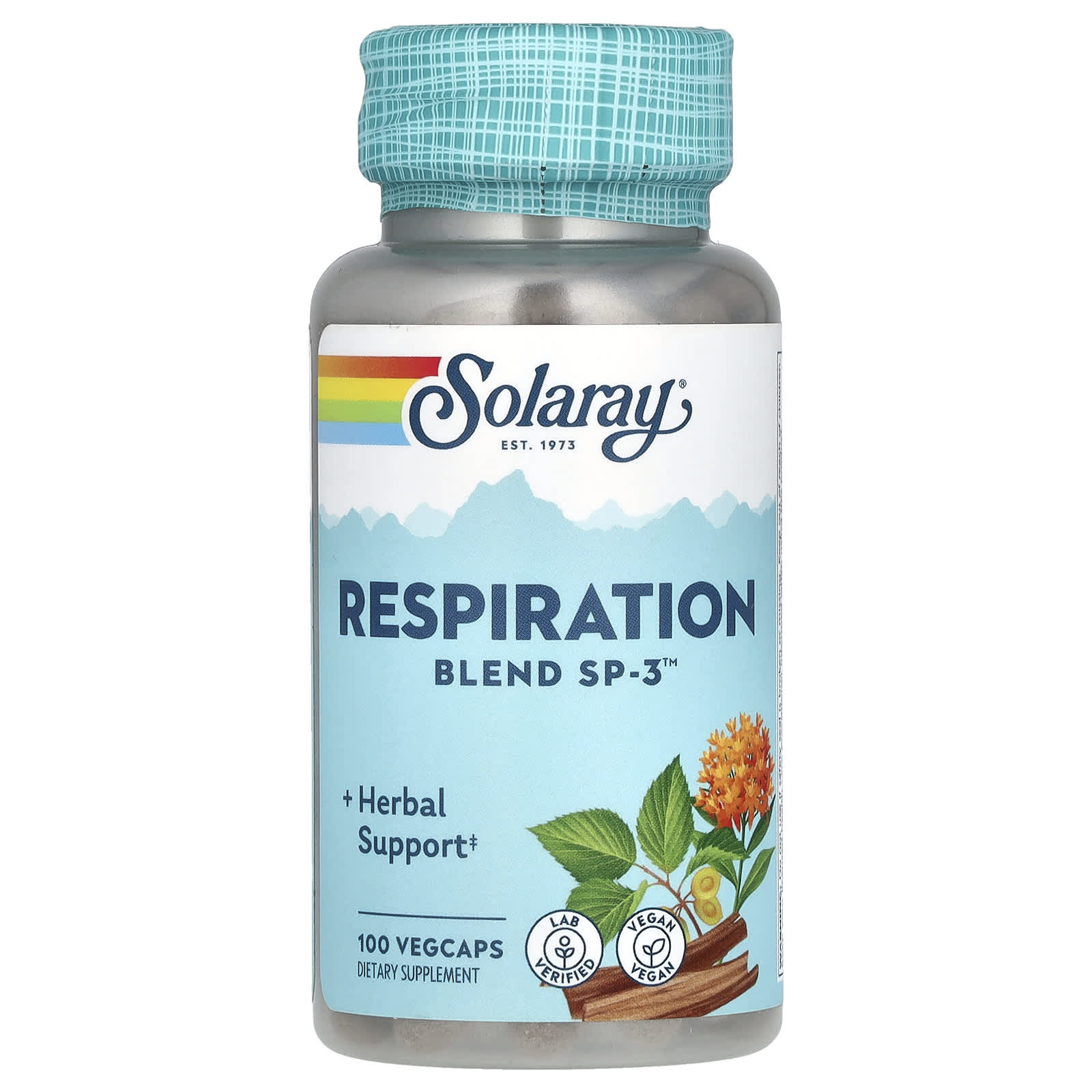 Solaray, Respiration Blend SP-3, 100 VegCaps - Image 1