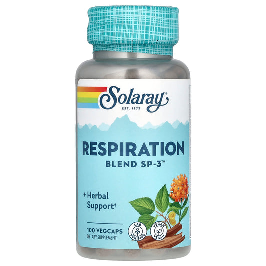 Solaray, Respiration Blend SP-3, 100 VegCaps - Image 1