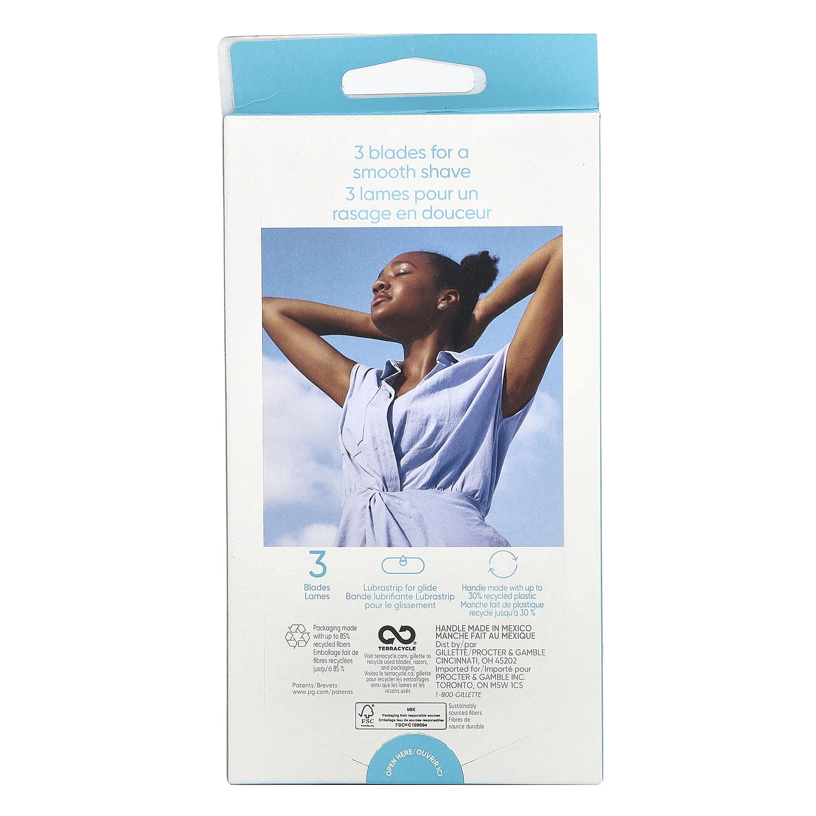 Gillette Venus Razor, Smooth Shaving, 2-Pack Cartridges - Image 2