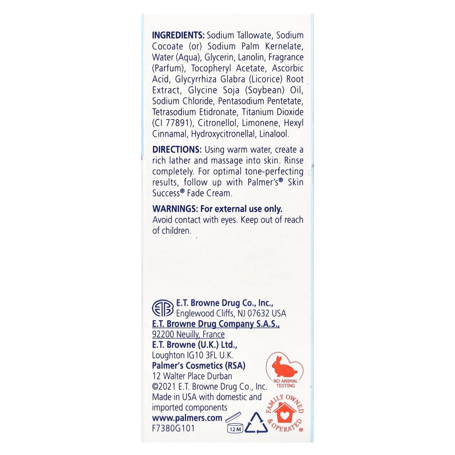 Palmer's, Skin Success® with Vitamin E, Complexion Bar Soap, 3.5 oz (100 g) - Image 2