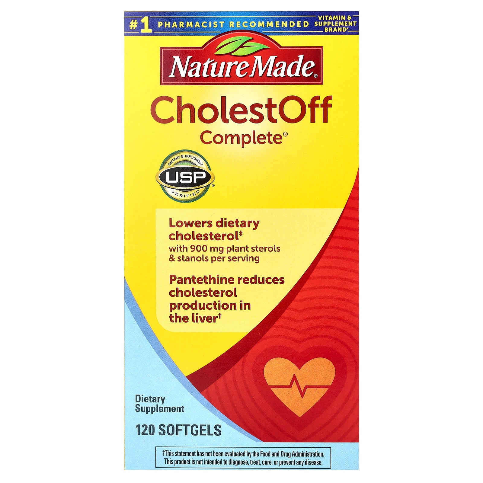 Nature Made, CholestOff Complete®, 120 Softgels - Image 1