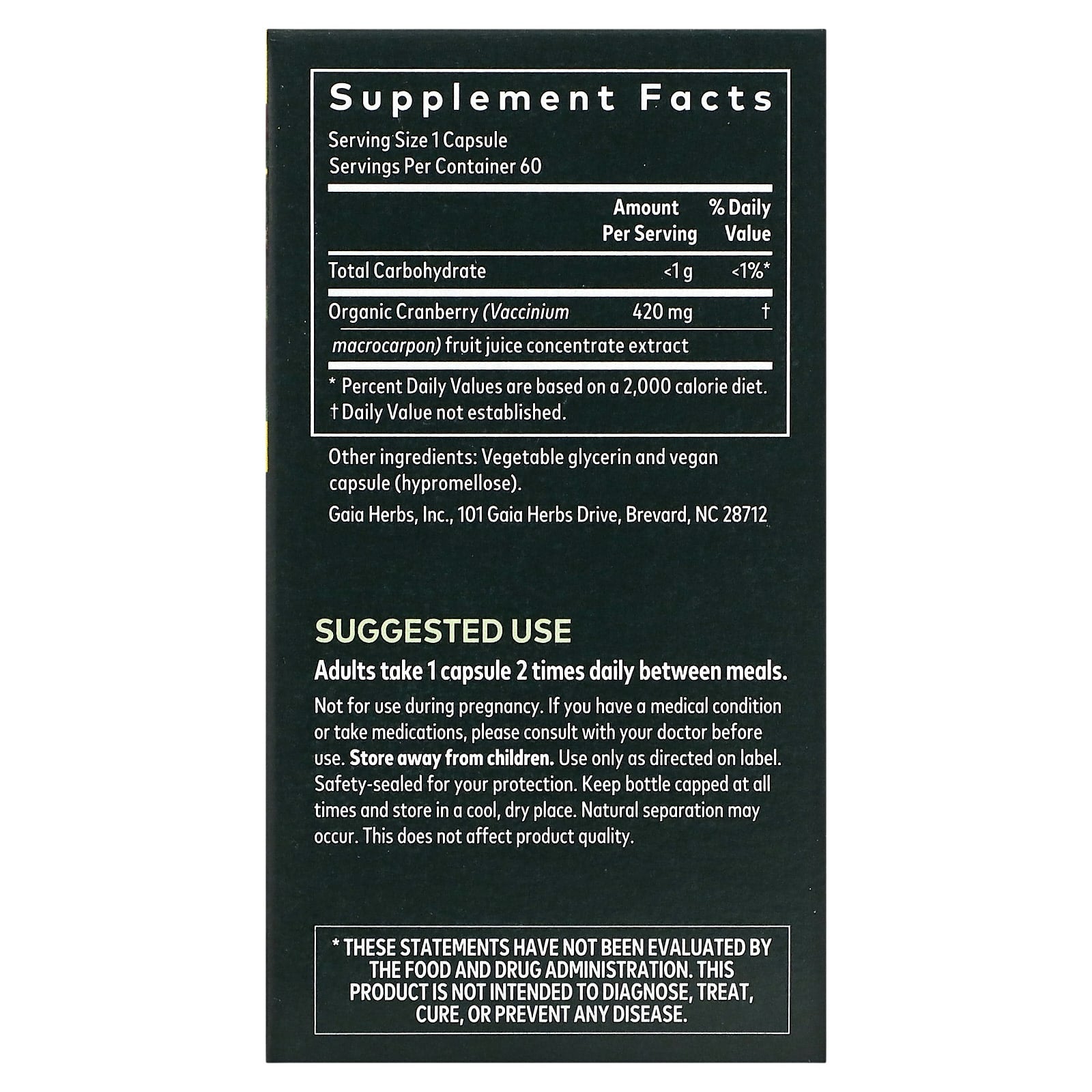 Urinary Tract Support with Gaia Herbs Cranberry Concentrate - Image 2