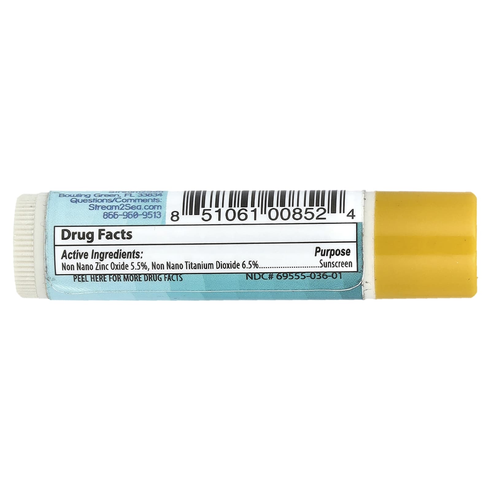 Stream2Sea, Sun Protect Lip Balm, SPF 30+, Naturally Naked, 0.15 oz (4 g) - Image 2