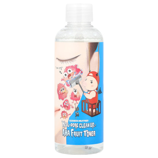 Elizavecca, Milky Piggy, Hell-Pore Clean Up, AHA Fruit Toner, 6.76 fl oz (200 ml)