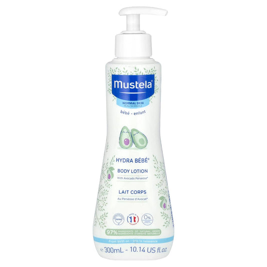 Mustela, Baby, Hydra Bebe Body Lotion, with Avocado, 10.14 fl oz (300 ml) - Image 1