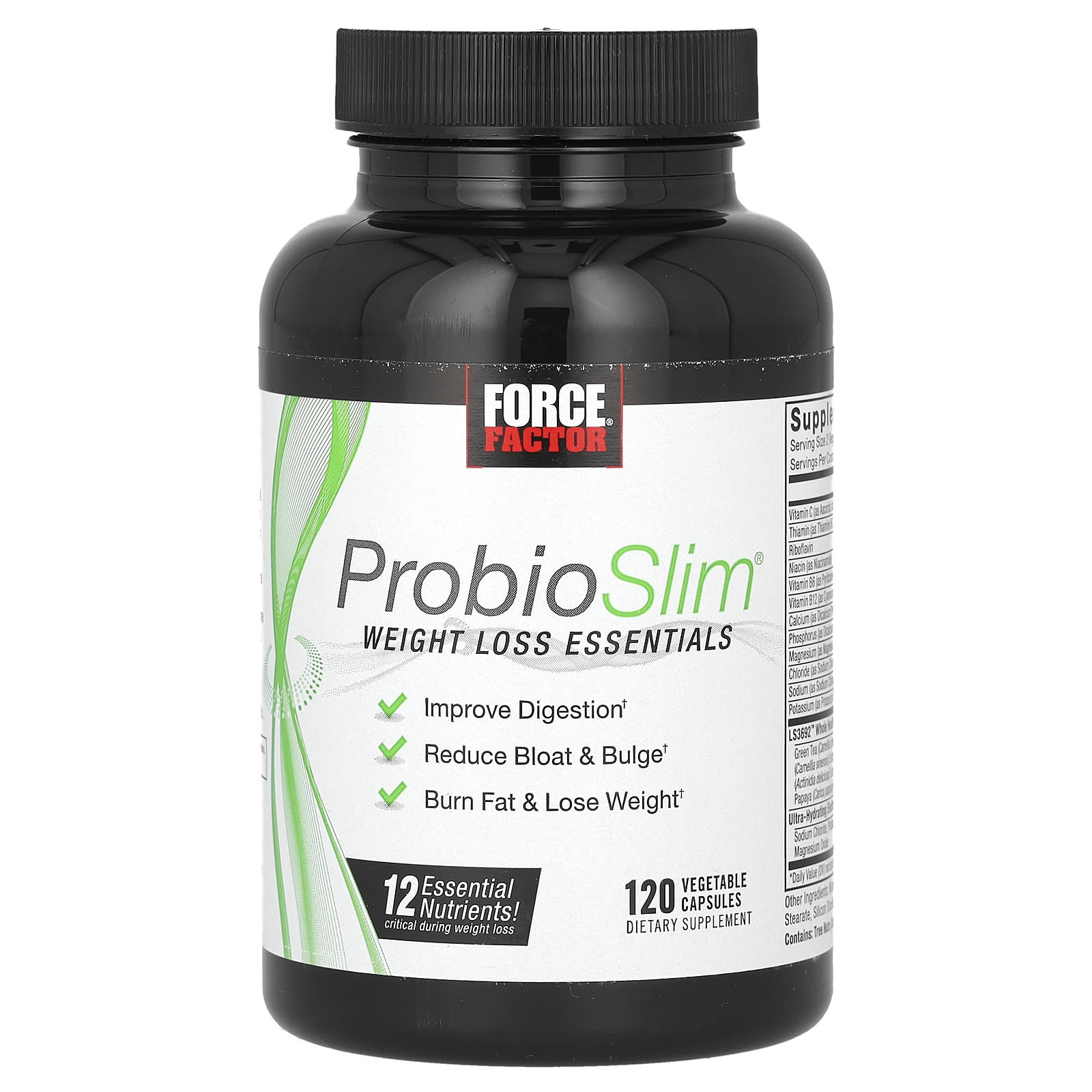 ProbioSlim Weight Loss Essentials by Force Factor - 120 Capsules - Image 1
