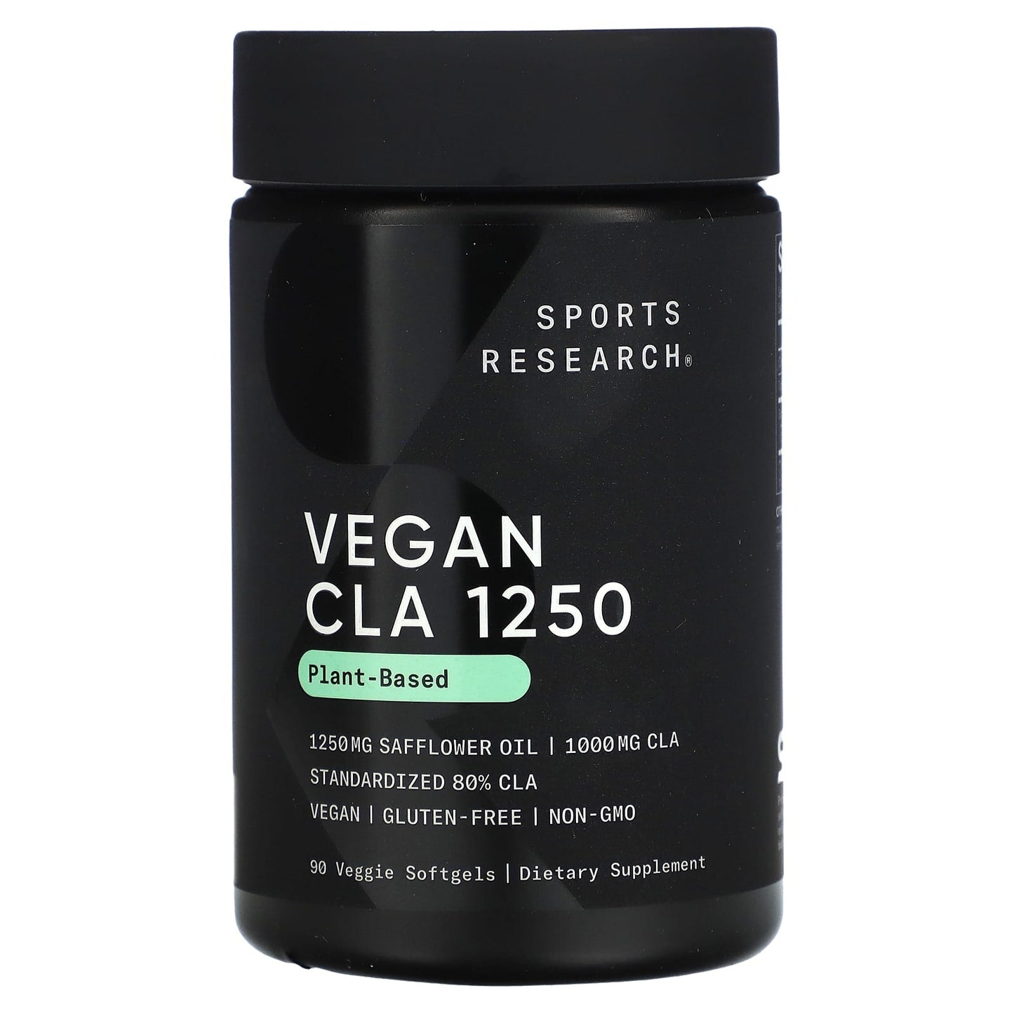 Sports Research, Vegan CLA 1250, 90 Veggie Softgels - Image 1