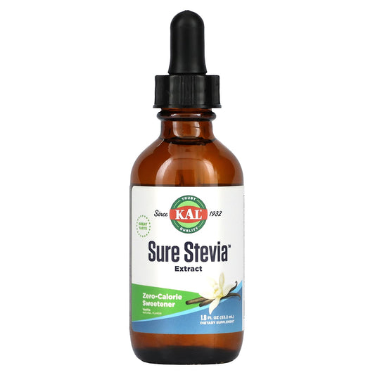 Natural Vanilla Stevia Extract by KAL, Zero-Calorie Sweetener - Image 1