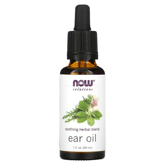 NOW Foods, Ear Oil, 1 fl oz (30 ml) - Image 1