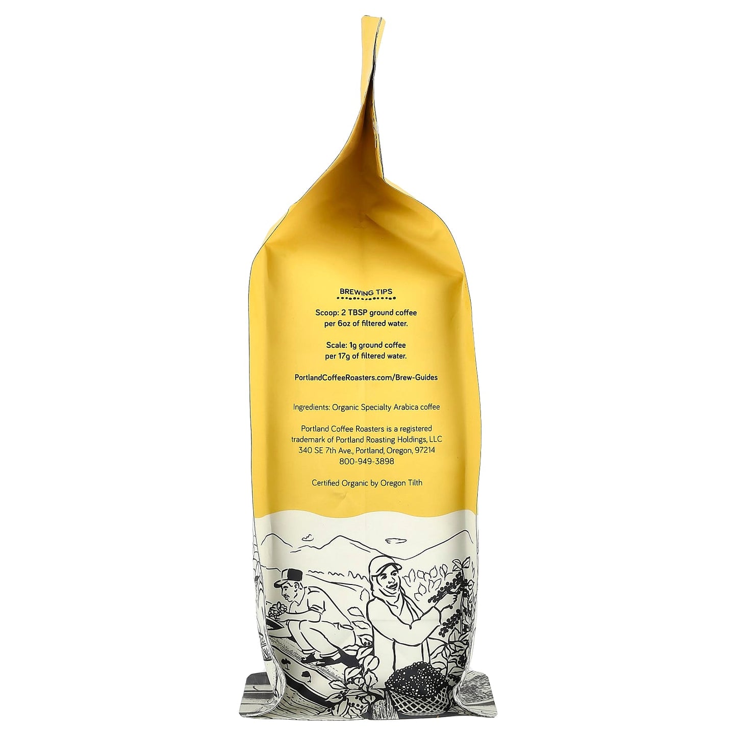 Portland Coffee Roasters, Organic Coffee, Whole Bean, Light Roast, Tanager's Song, 12 oz (340 g) - Image 2