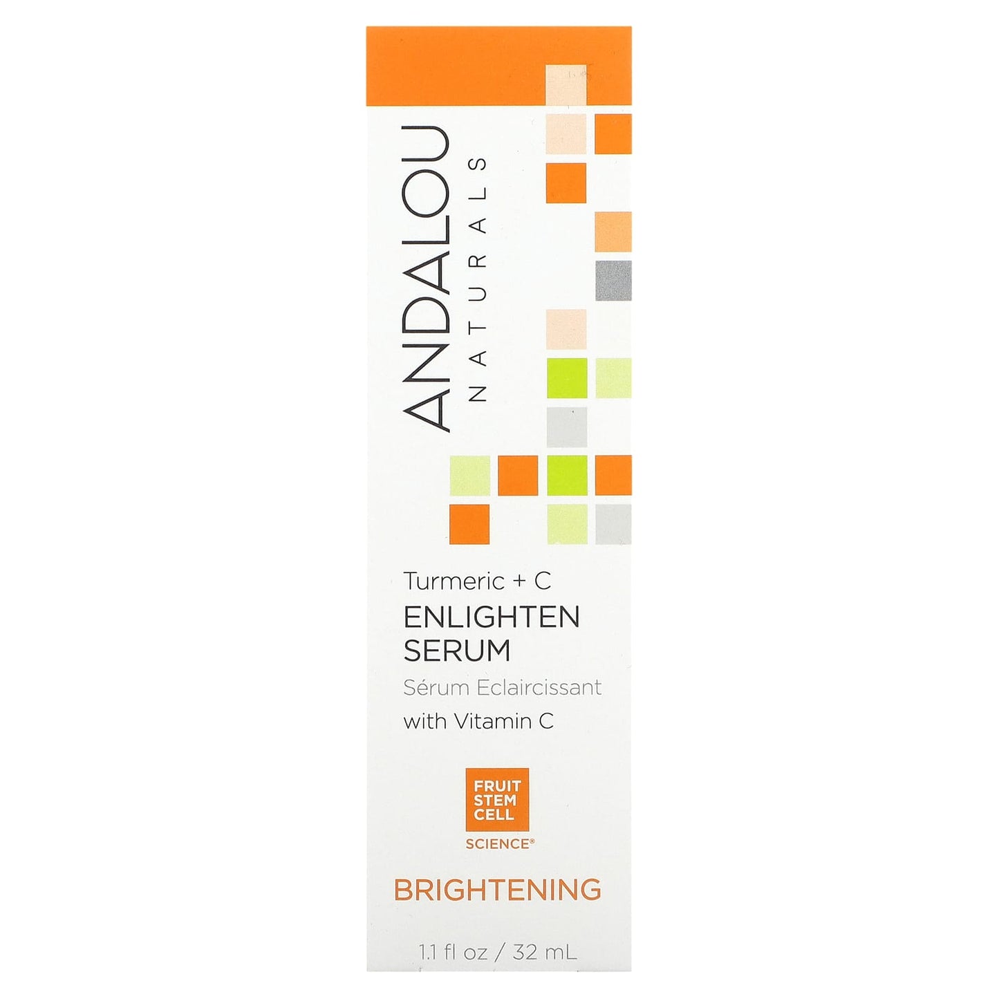 Vitamin C Turmeric Brightening Serum by Andalou Naturals, 1.1 fl oz - Image 2
