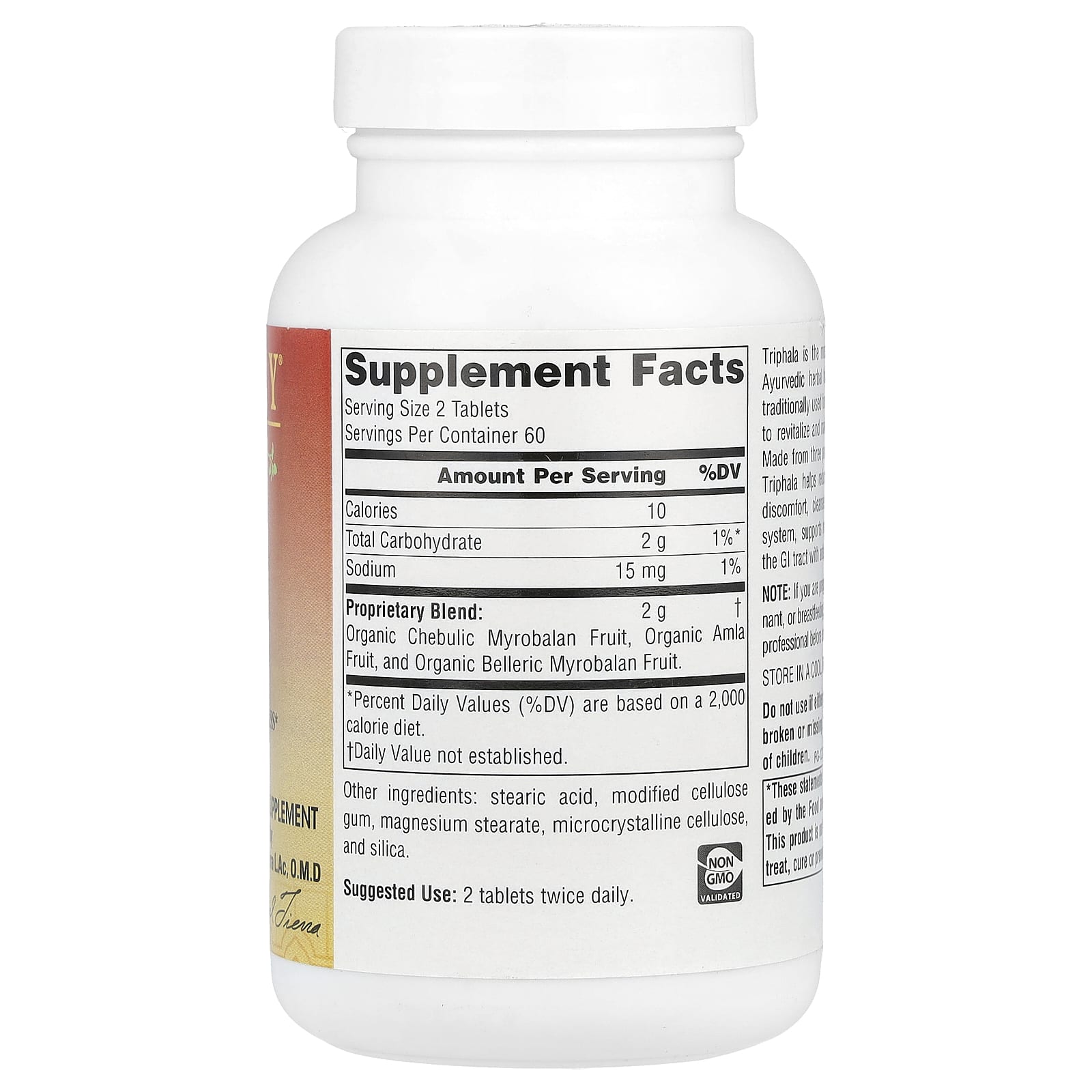 Planetary Herbals, Ayurvedics, Triphala Gold®, 120 Tablets (1,000 mg per Tablet) - Image 2