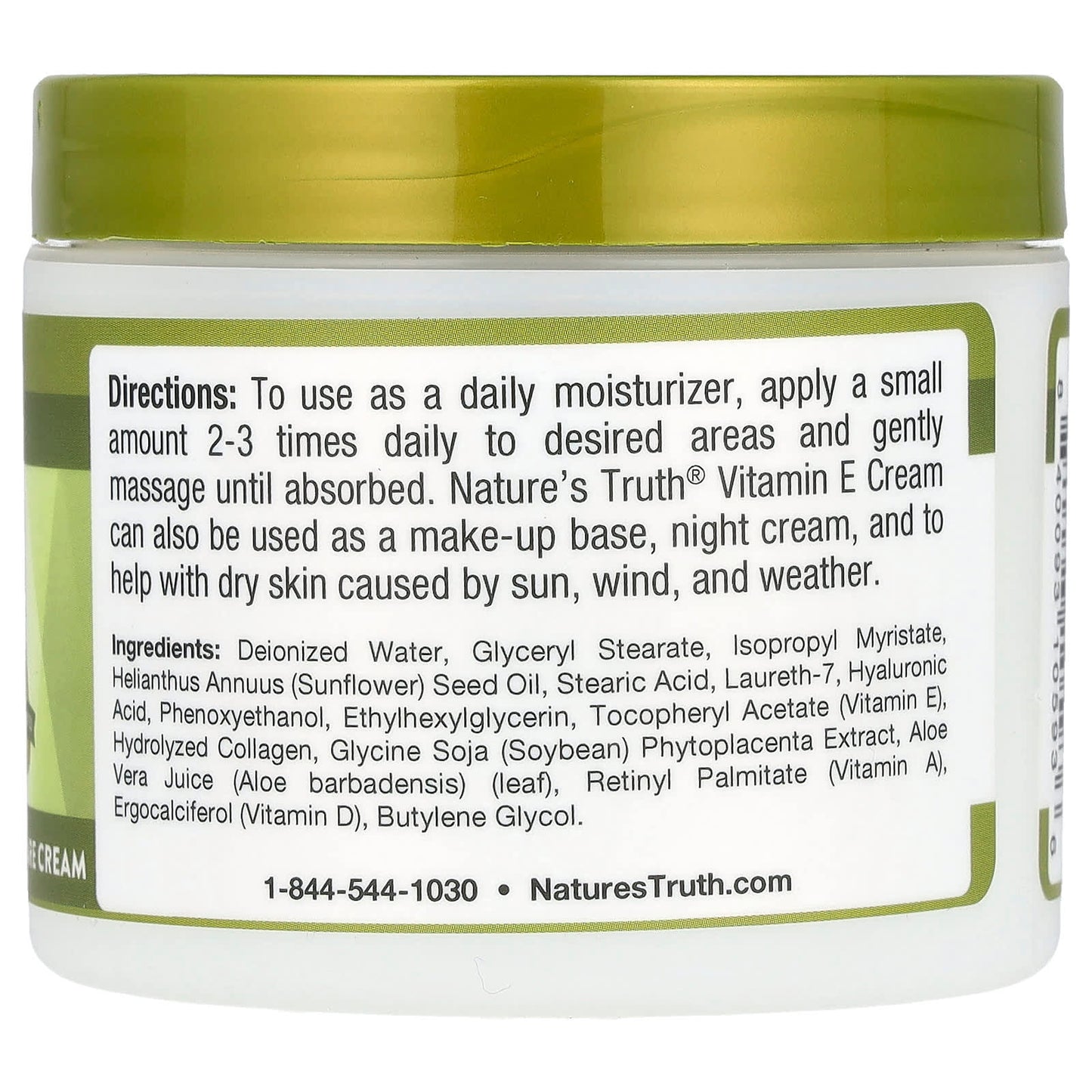 Nature's Truth, E-Cream Complex, Unscented, 4 oz (113 g) - Image 2
