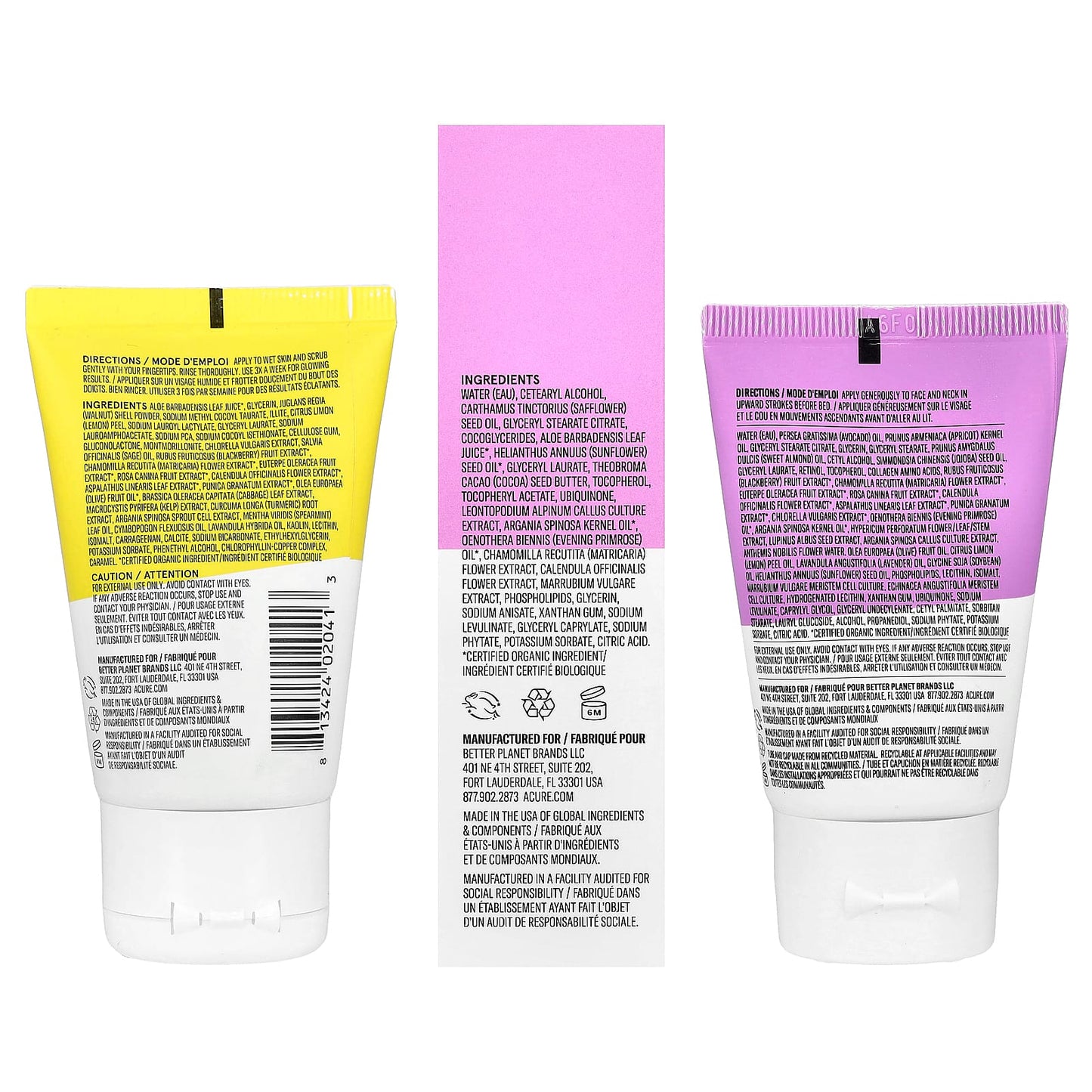 Acure Skincare Beauty Bag with 4 Best-Selling Products - Cruelty-Free & Vegan - Image 2