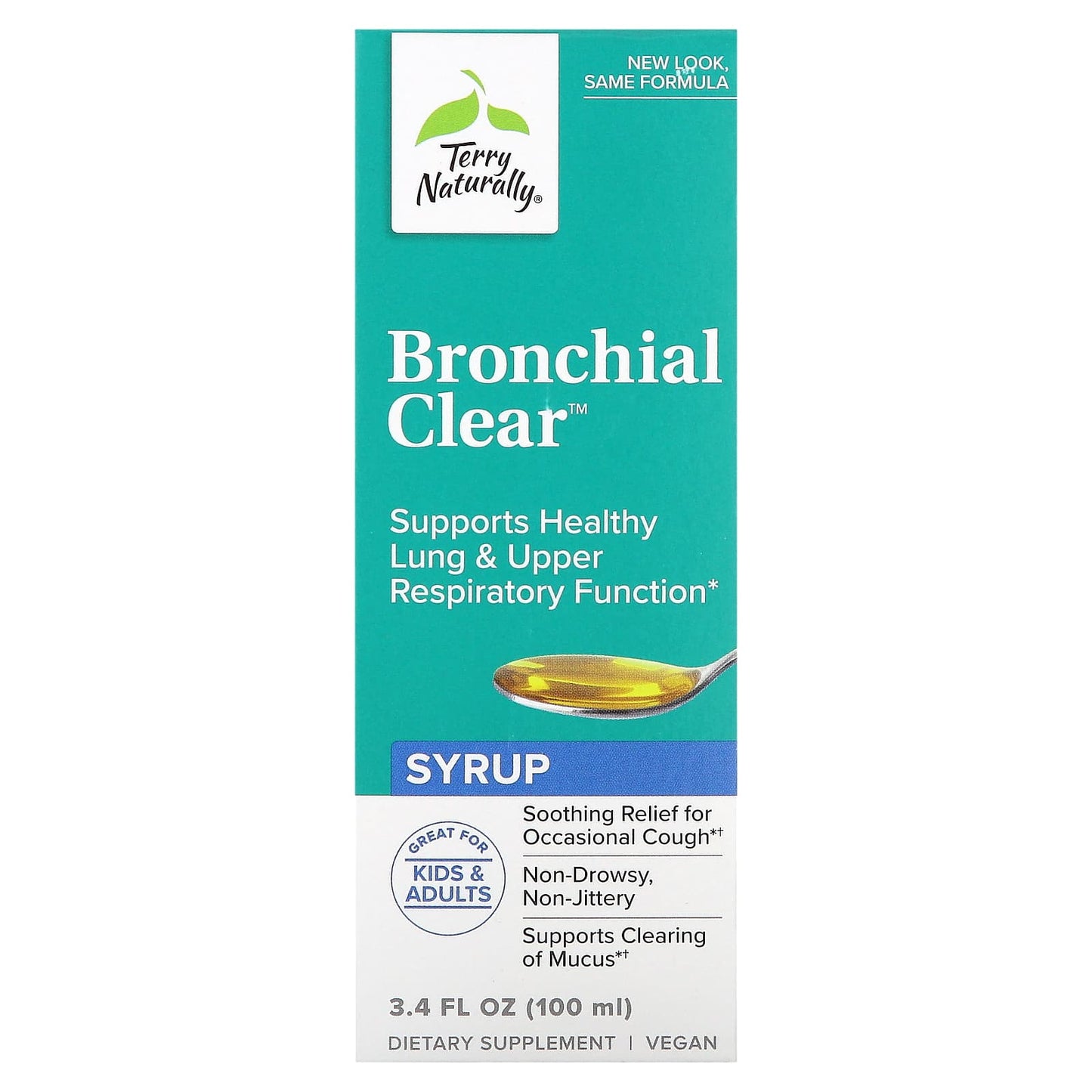 Terry Naturally, Bronchial Clear Syrup, 3.4 fl oz (100 ml) - Image 1