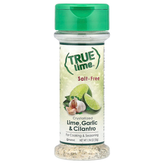 True Citrus, True Lime, Crystallized Lime, Garlic & Cilantro, Salt-Free, 1.94 oz (55 g) - Image 1