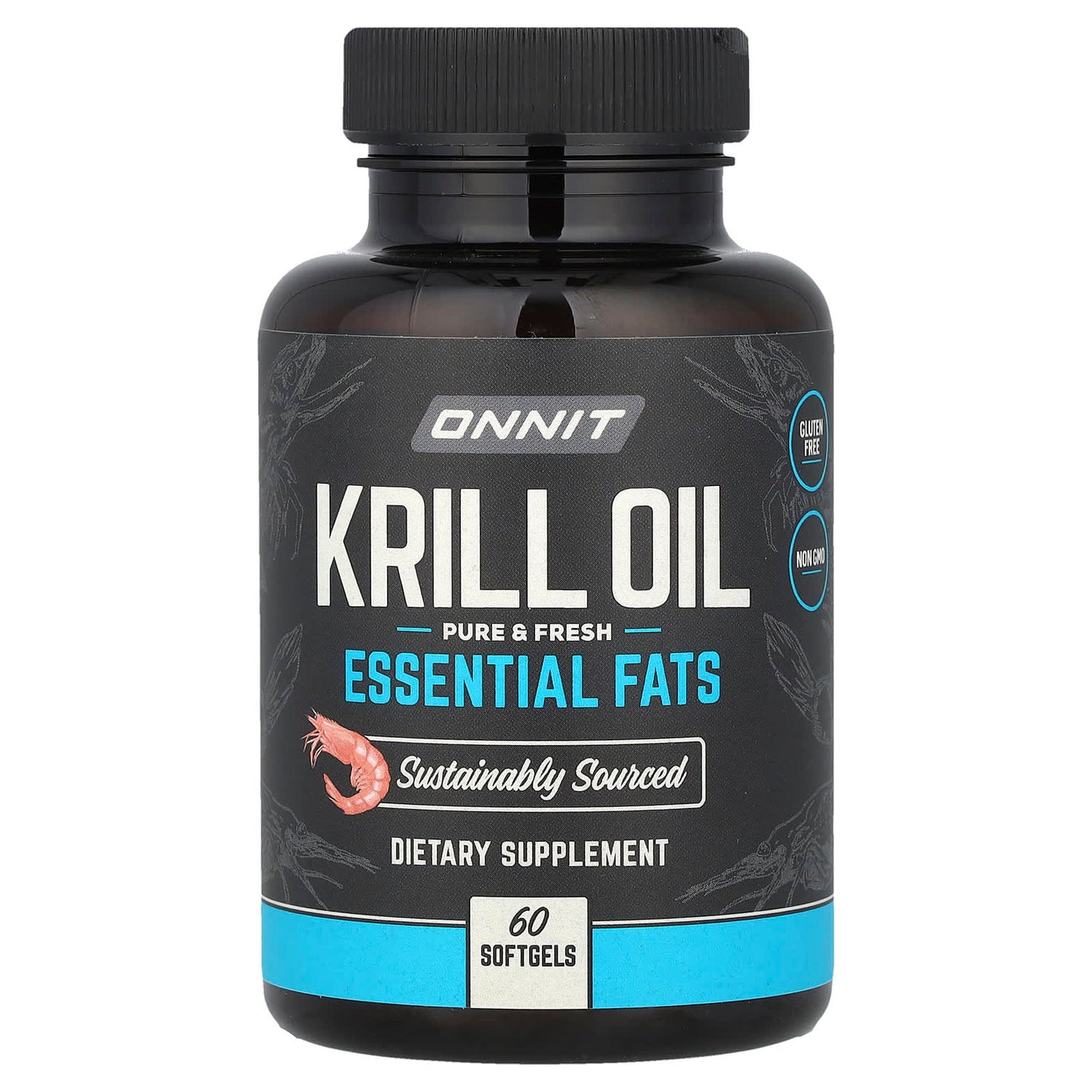 Onnit, Krill Oil, 60 Softgels - Image 1