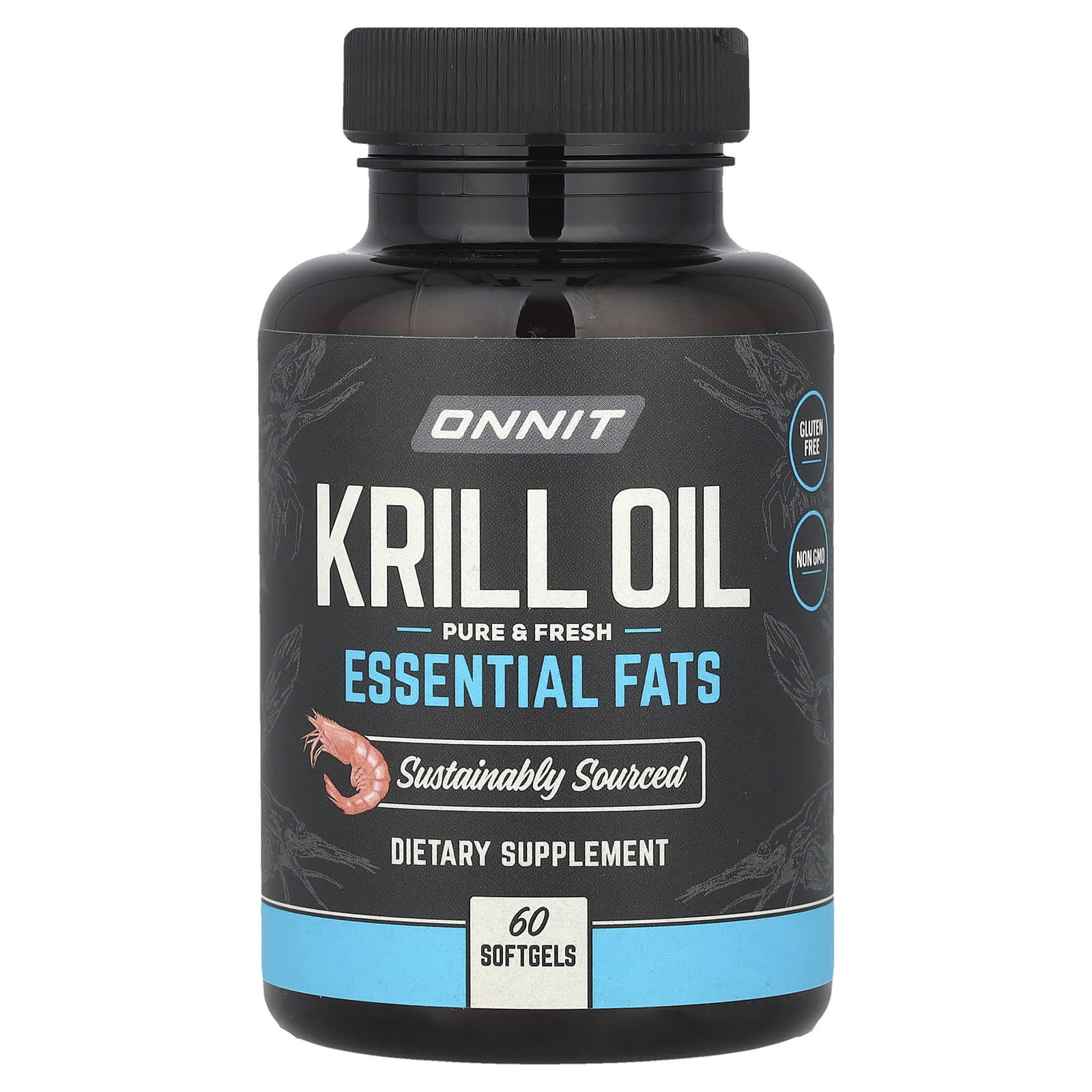 Onnit, Krill Oil, 60 Softgels - Image 1