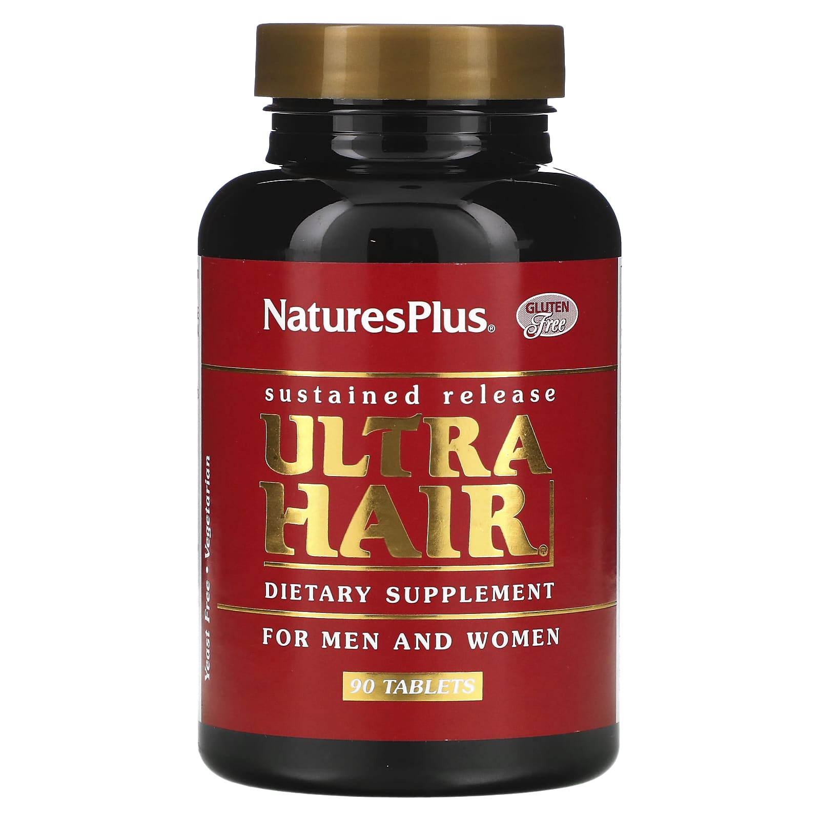 NaturesPlus, Ultra Hair, For Men & Women, 90 Tablets - Image 1