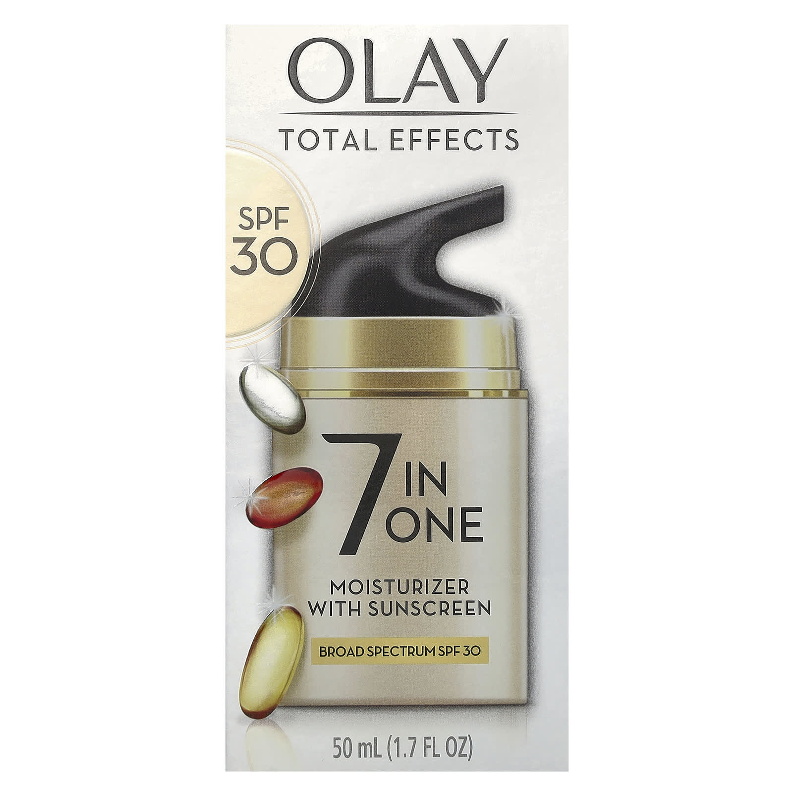 Olay, Total Effects, 7-in-One Moisturizer with Sunscreen, SPF 30, 1.7 fl oz (50 ml) - Image 2