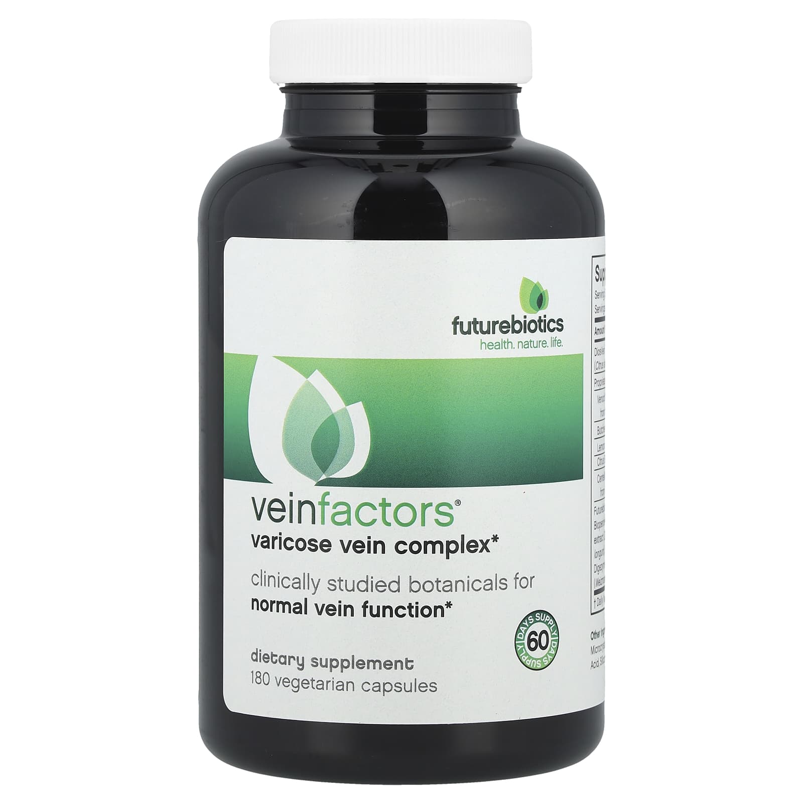 Vein Factors Varicose Vein Relief Supplement by FutureBiotics - Image 1