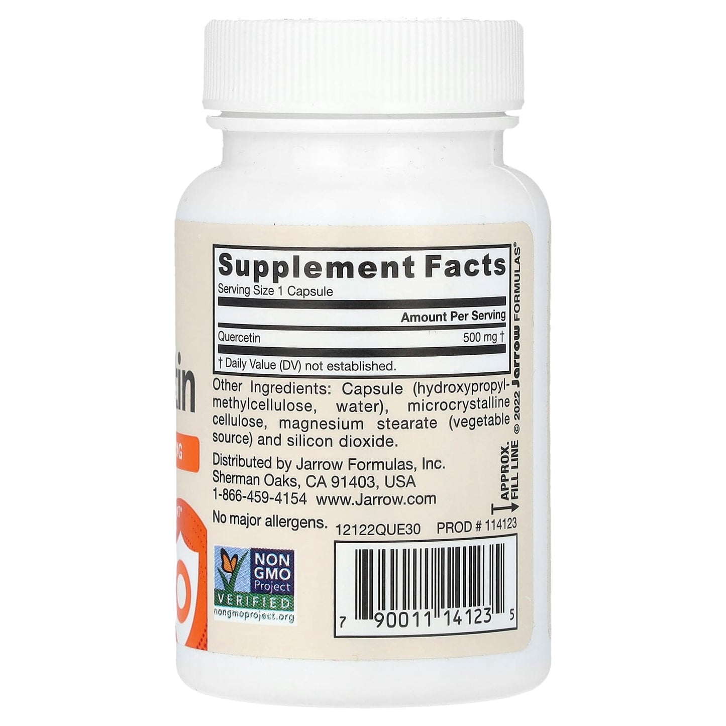 Jarrow Formulas Vegan Quercetin 500mg, 30 Veggie Capsules for Immune & Heart Health - Image 2