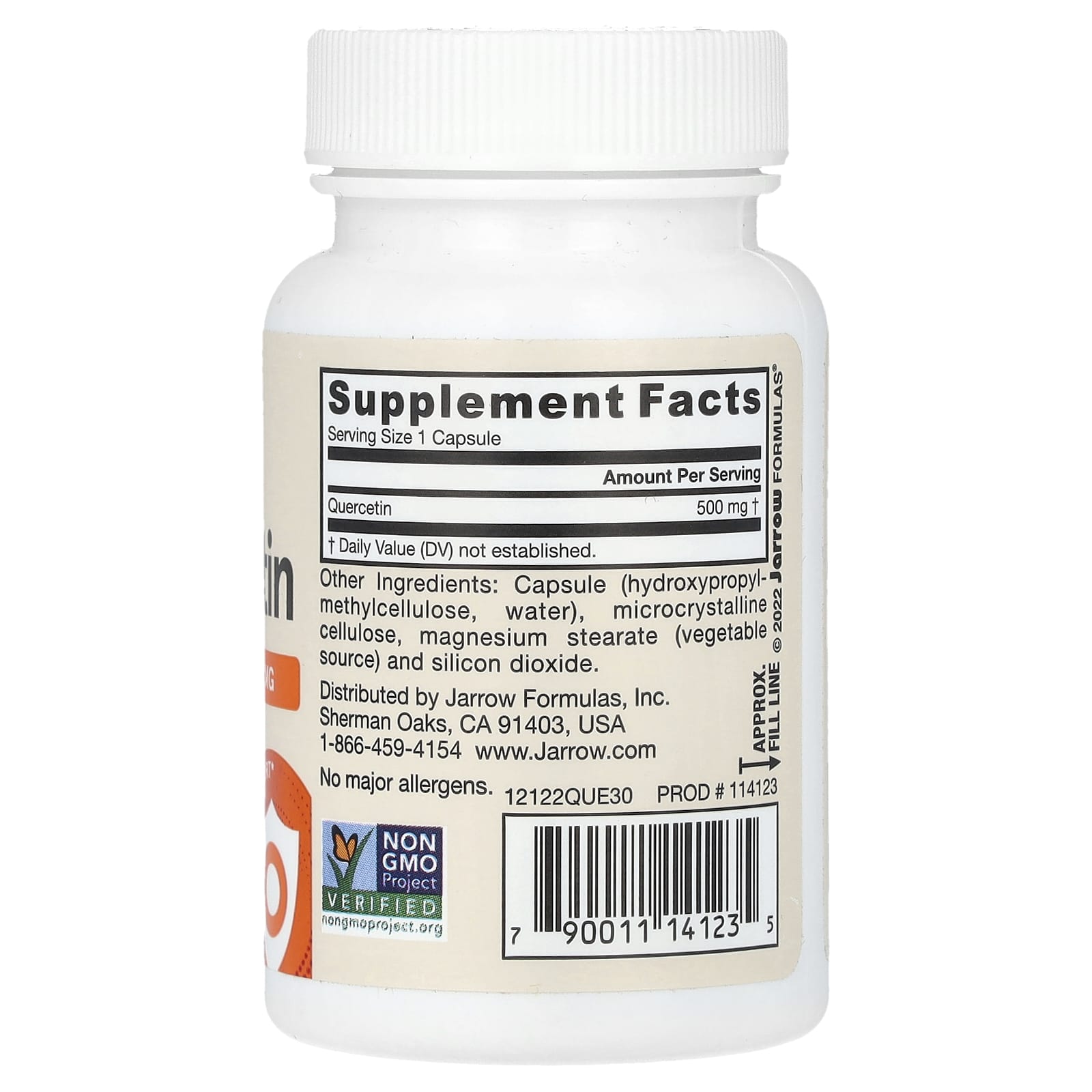 Jarrow Formulas Vegan Quercetin 500mg, 30 Veggie Capsules for Immune & Heart Health - Image 2