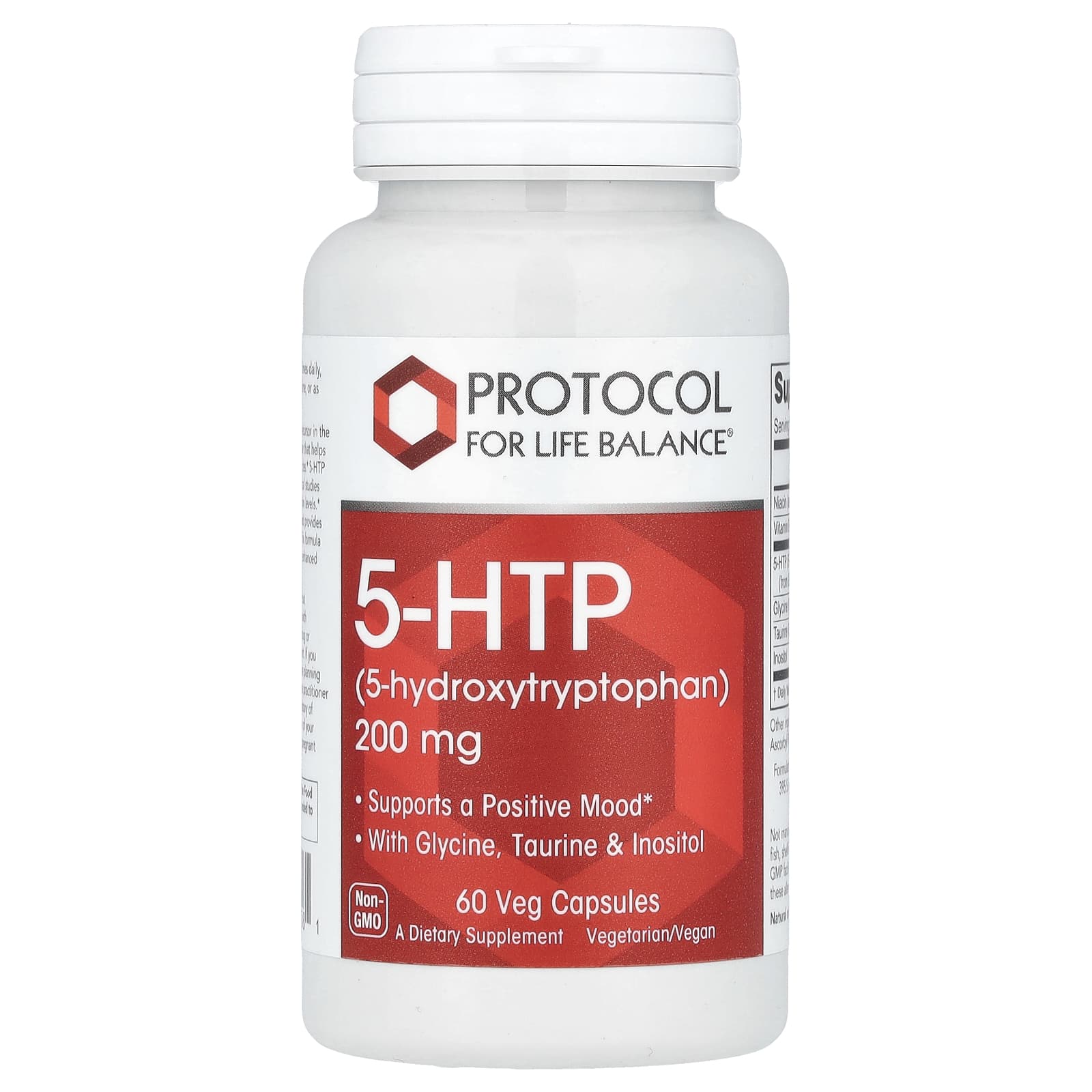 Protocol for Life Balance, 5-HTP, 60 Veg Capsules - Image 1
