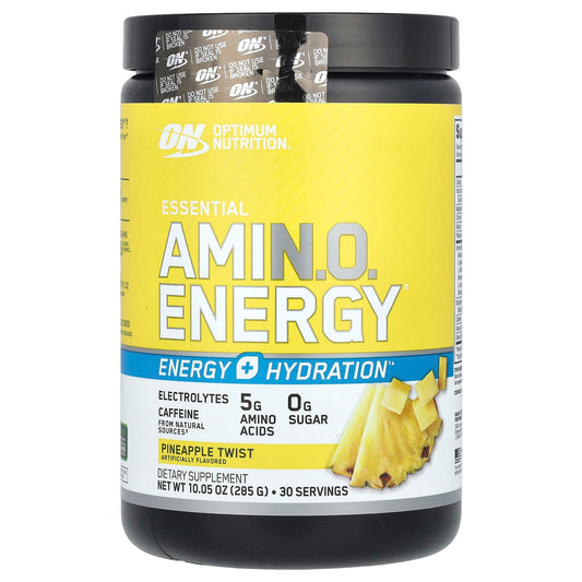 Optimum Nutrition, Essential Amin.O. Energy®, Pineapple Twist, 10.05 oz (285 g) - Image 1