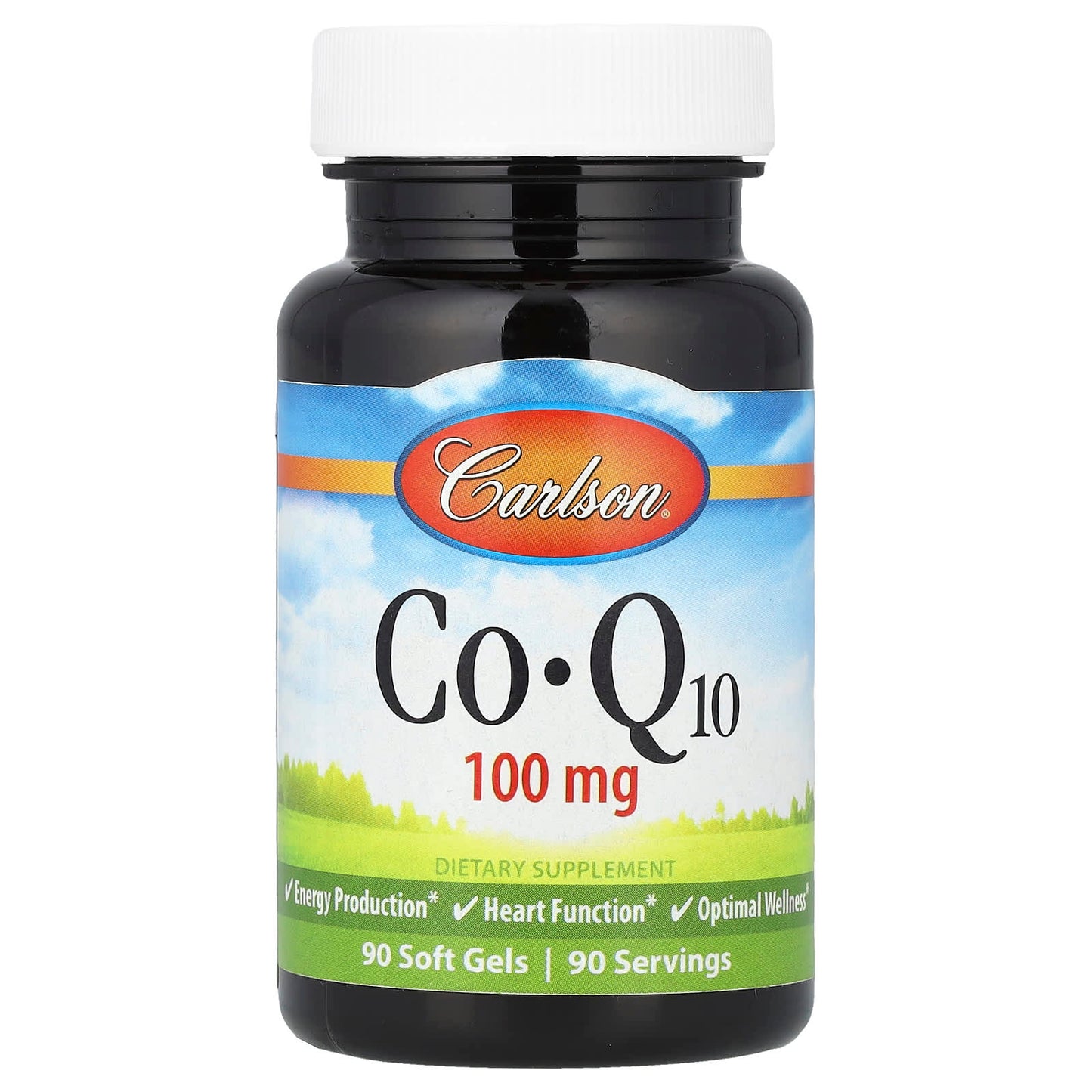 Carlson CoQ10 100mg 90 Soft Gels - Energy & Heart Health - Image 1