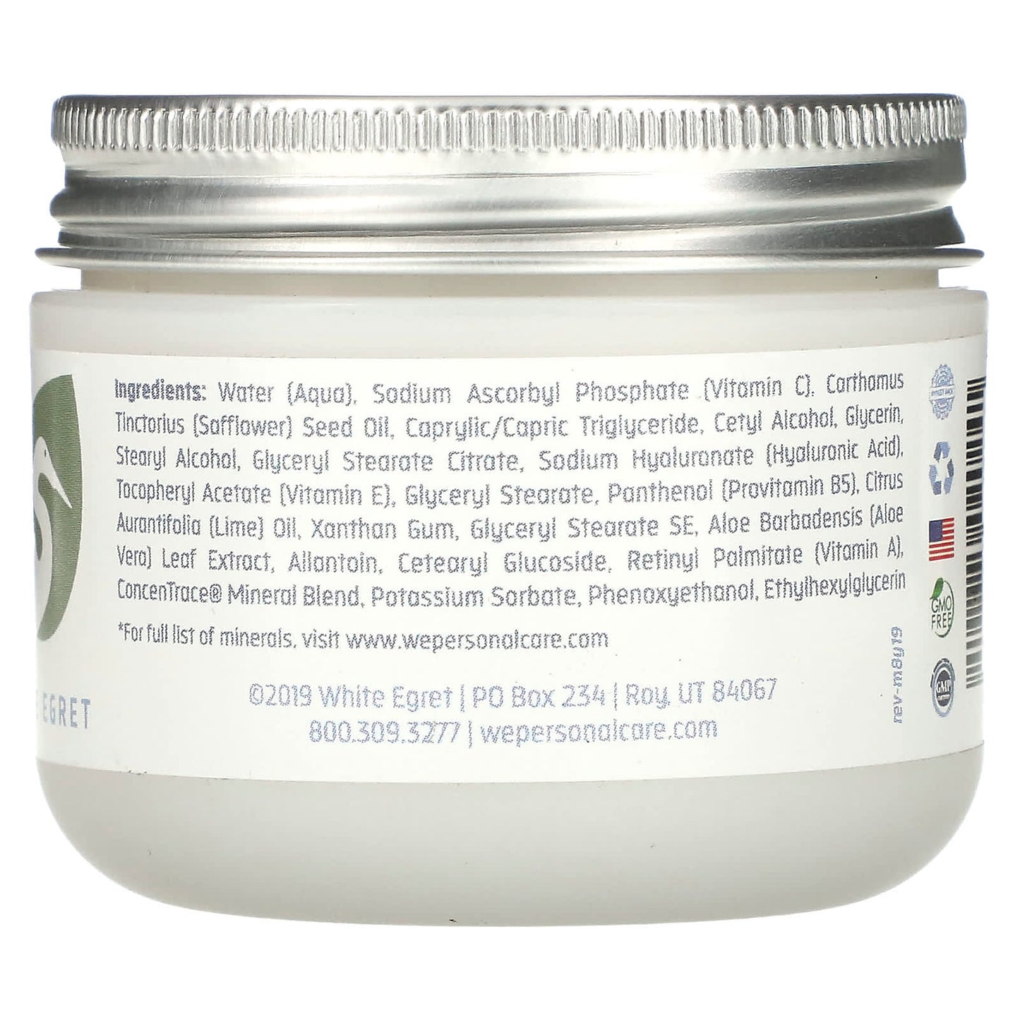 White Egret, Vitamin C Hyaluronic Acid Serum, 2 fl oz (59 ml) - Image 2