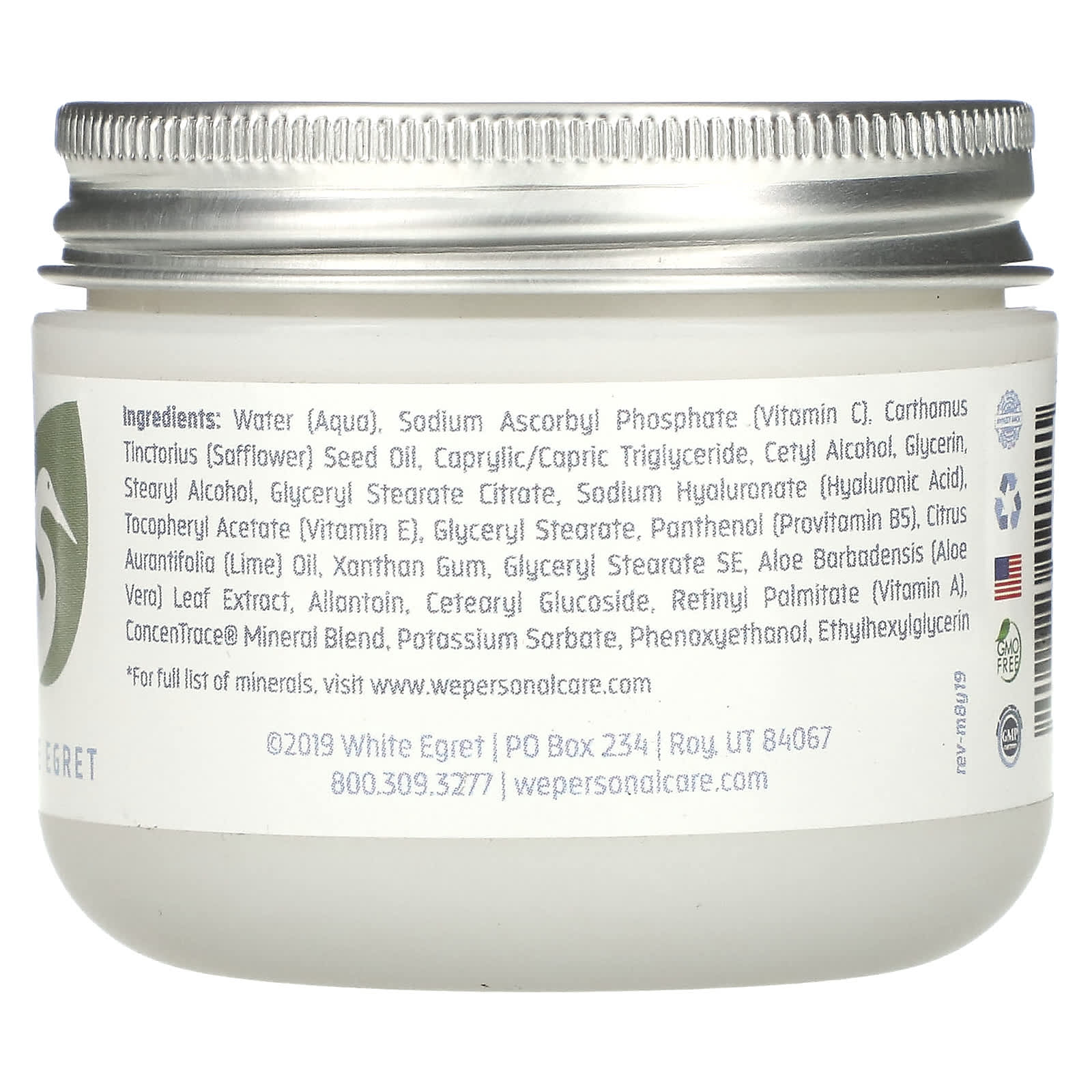 White Egret, Vitamin C Hyaluronic Acid Serum, 2 fl oz (59 ml) - Image 2