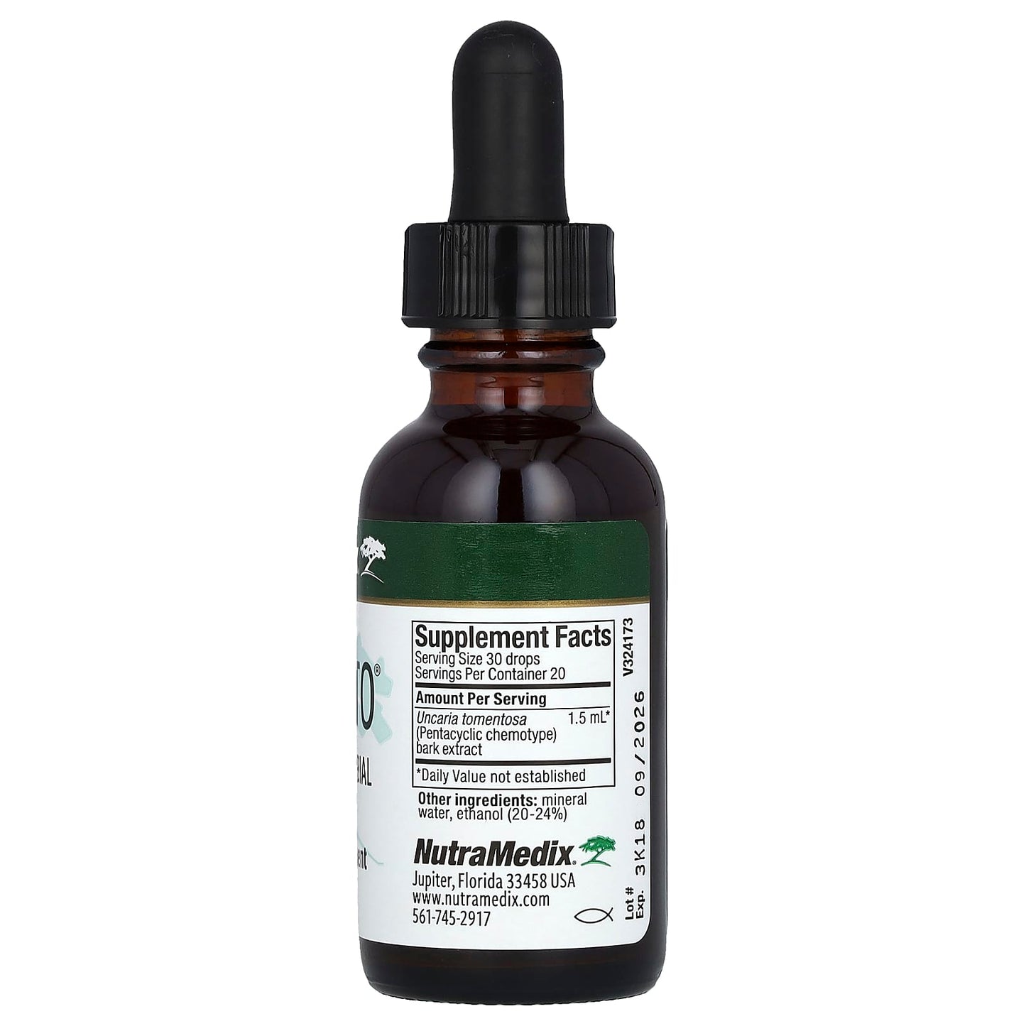 NutraMedix, Samento, Immune/Microbial Support, 1 fl oz (30 ml) - Image 2