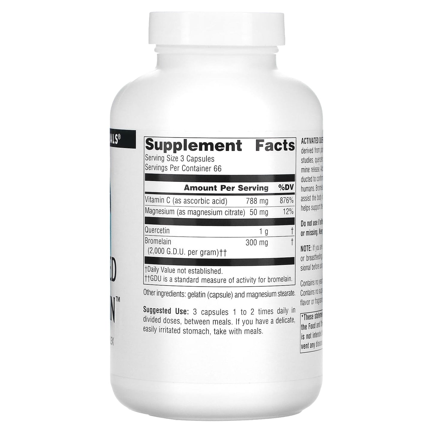 Source Naturals, Activated Quercetin, 200 Capsules - Image 2