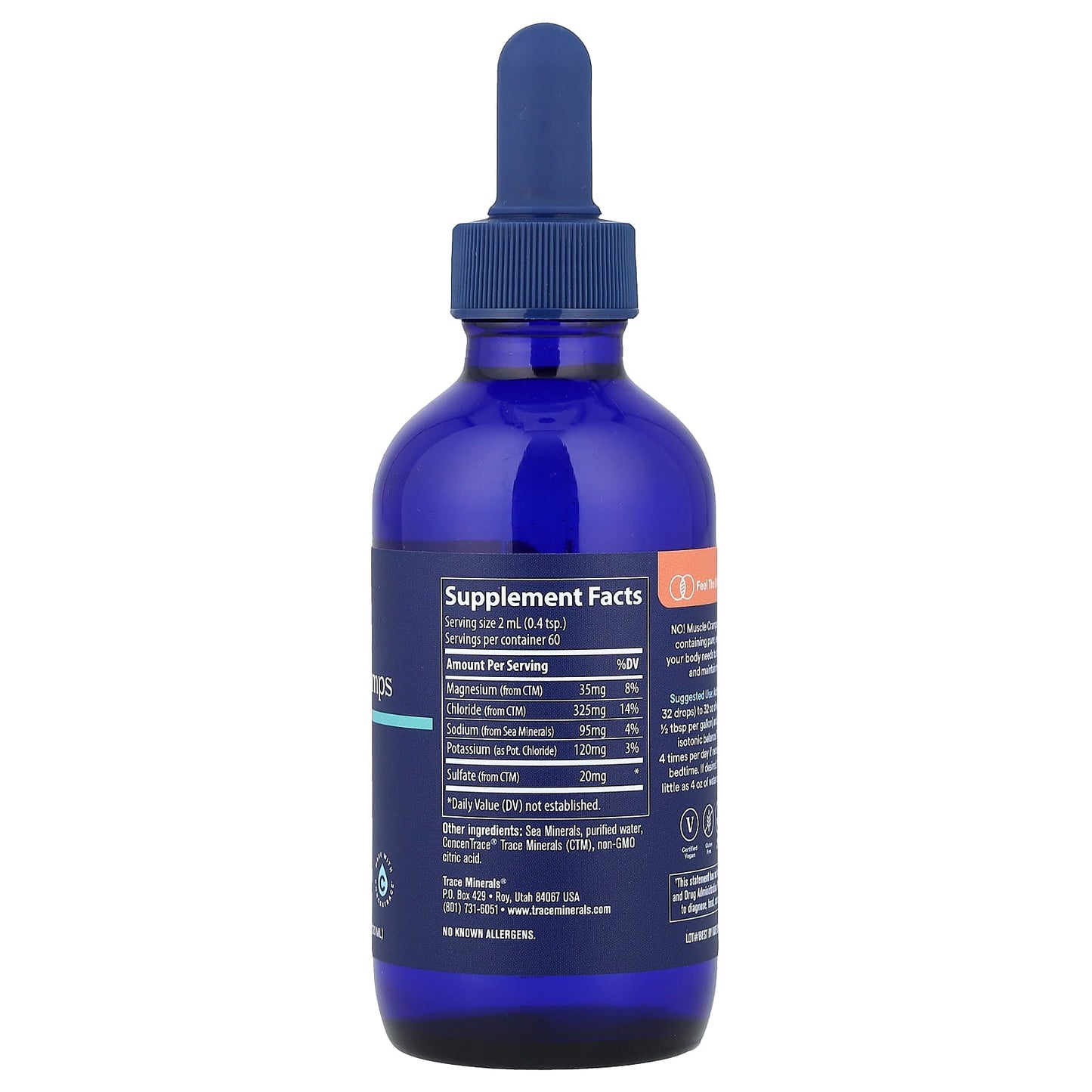 Trace, No! Muscle Cramps, 4.06 fl oz (120 ml) - Image 2