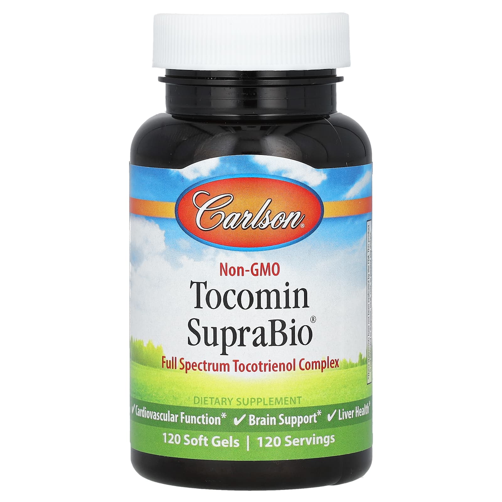 Carlson Tocomin SupraBio 120 Soft Gels for Brain & Heart Health - Image 1