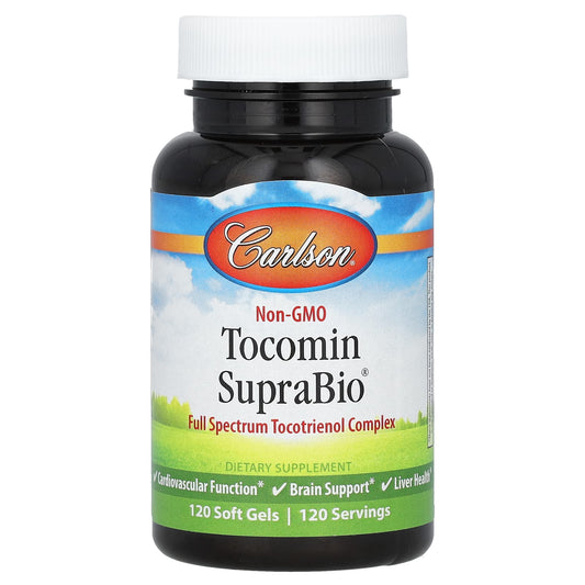 Carlson Tocomin SupraBio 120 Soft Gels for Brain & Heart Health - Image 1