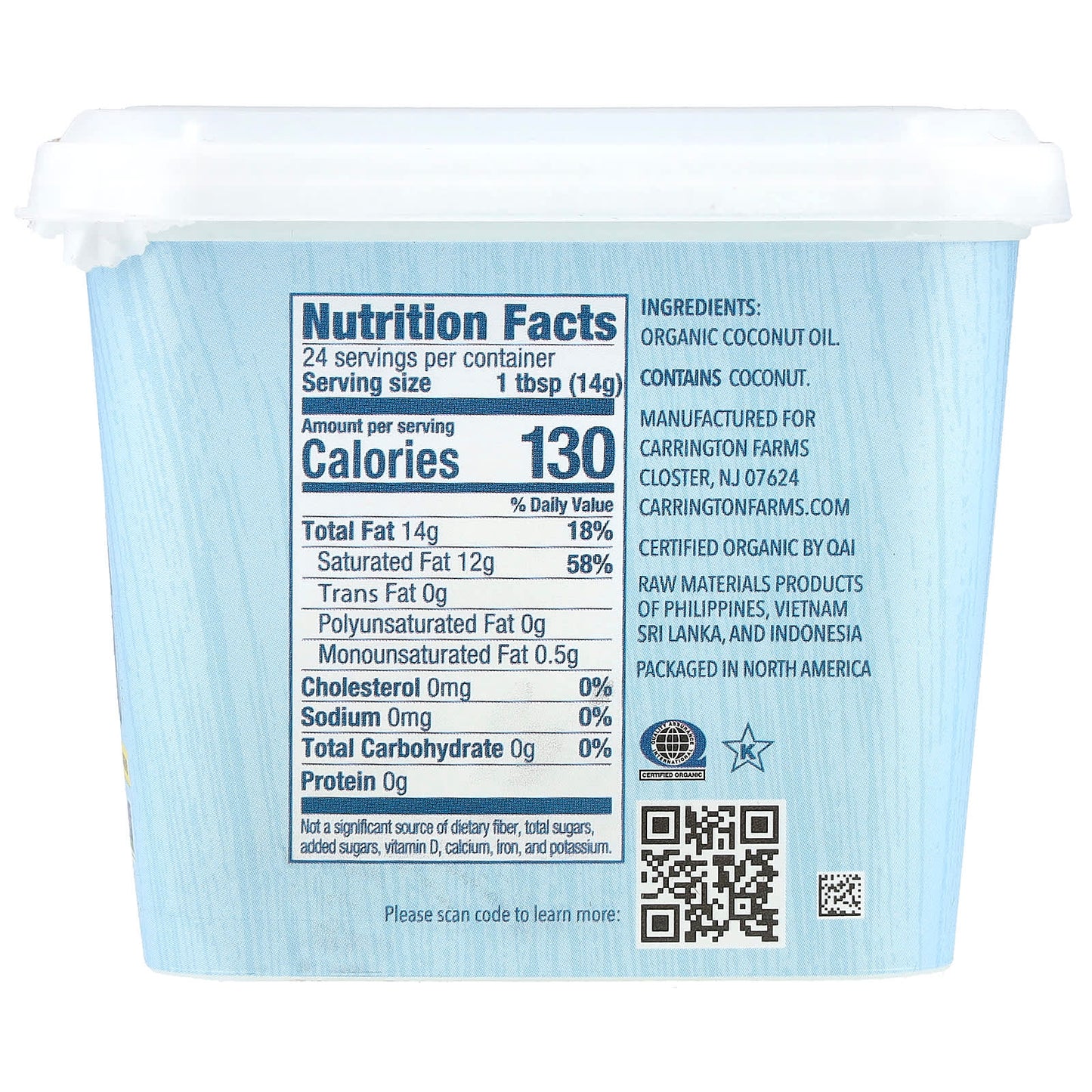 Organic Coconut Oil for Cooking & Skincare - USDA Certified - Image 2
