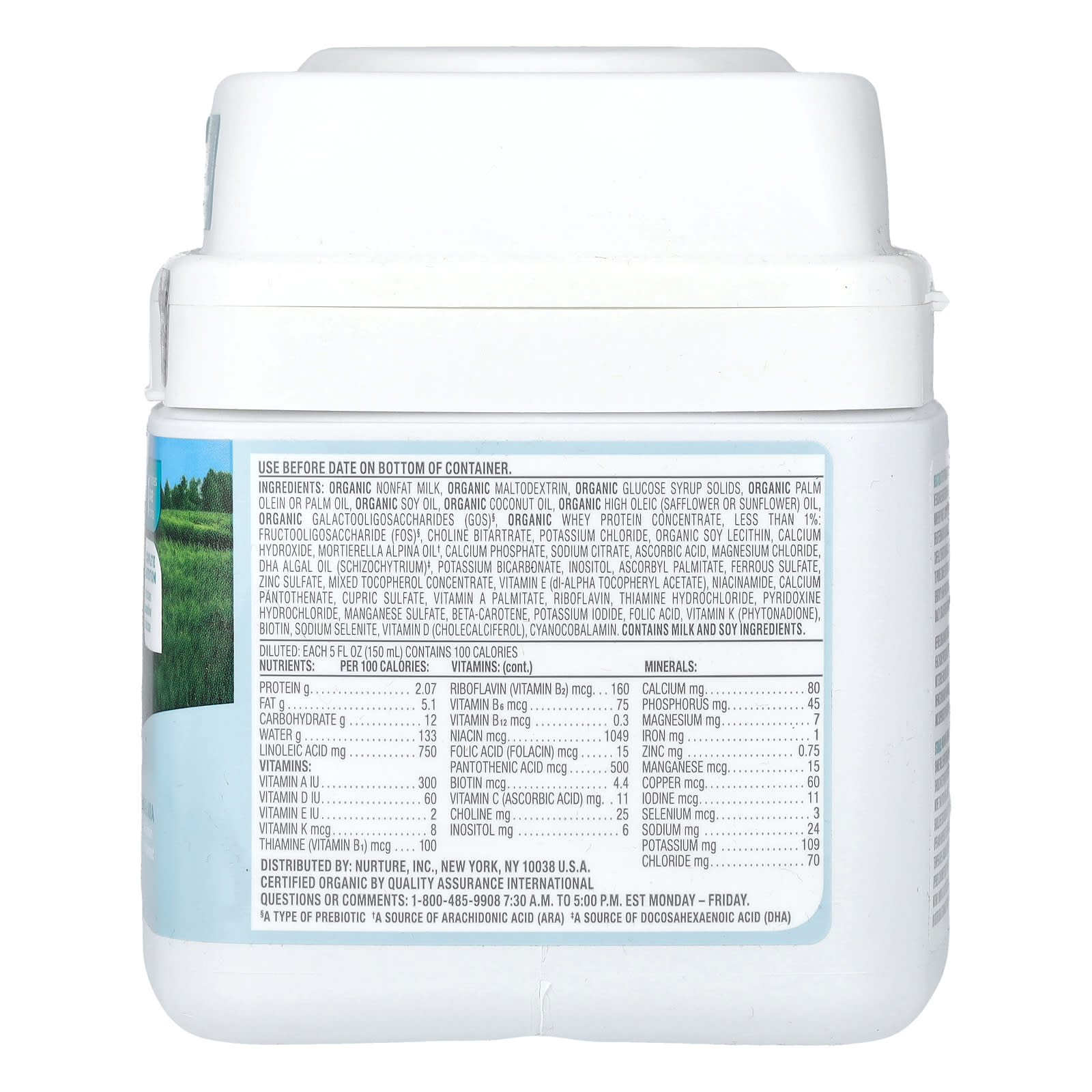 USDA Organic Sensitive Infant Formula for Lactose Sensitive Babies - Image 2