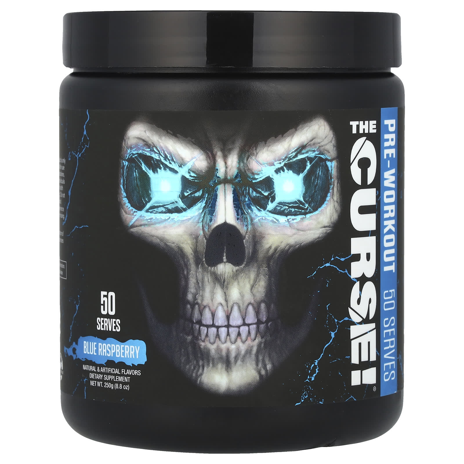 JNX Sports The Curse Pre Workout Blue Raspberry 250g Best Seller - Image 1