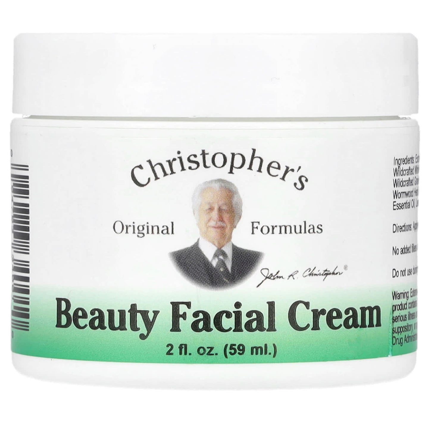 Natural Face Cream for Healthy Skin by Christopher's Original Formulas - Image 1