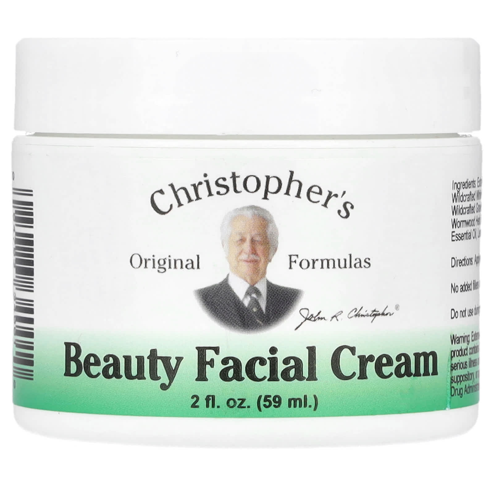 Natural Face Cream for Healthy Skin by Christopher's Original Formulas - Image 1