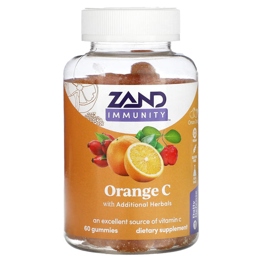 Zand, Immunity, Orange C Gummies, 60 Gummies - Image 1
